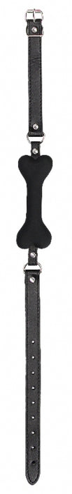 Bâillon Os Silicone Noir