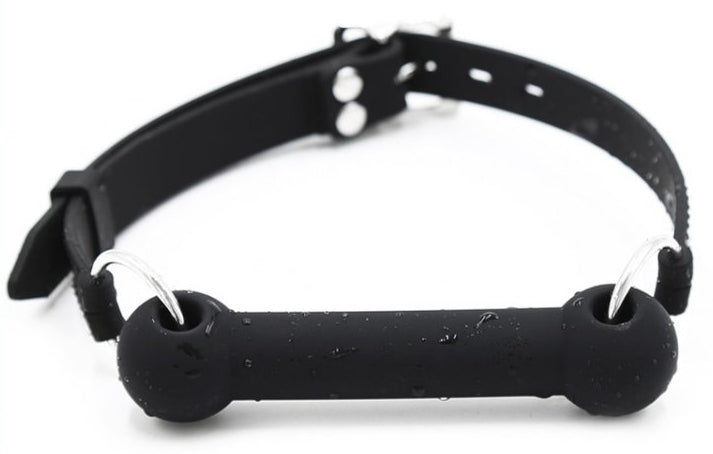 Bâillon Os Silicone Skullball 12cm