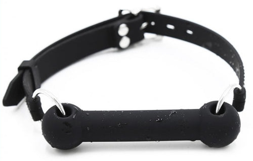 Bâillon Os Silicone Skullball 12cm