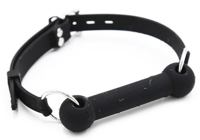 Bâillon Os Silicone Skullball 12cm
