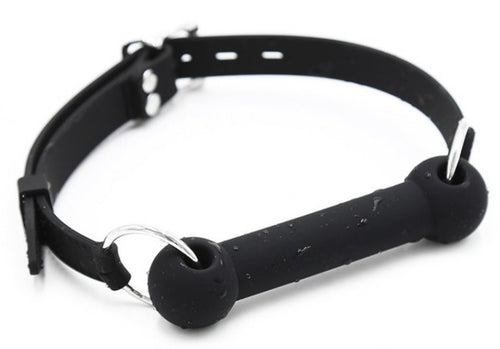 Bâillon Os Silicone Skullball 12cm
