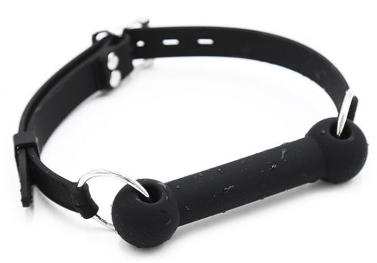 Bâillon Os Silicone Skullball 12cm