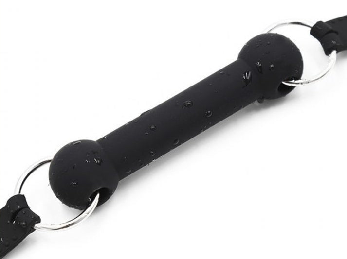 Bâillon Os Silicone Skullball 12cm