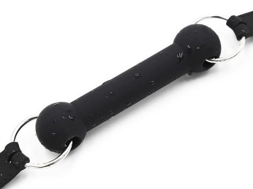 Bâillon Os Silicone Skullball 12cm