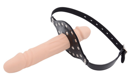 Bâillon Penis Double Cock L 17 x 4cm