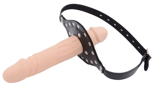 Bâillon Pénis Double Cock M 13 x 3.3cm