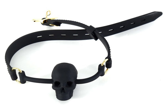 Bâillon Tête de mort Skull Noir
