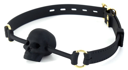 Bâillon Tête de mort Skull Noir