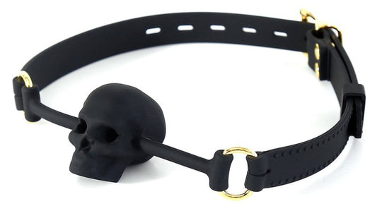 Bâillon Tête de mort Skull Noir