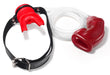 Bâillon Urinoir avec Cage souple Rouge