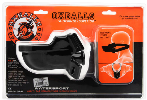 Bâillon Urinoir Oxballs WaterSport Noir
