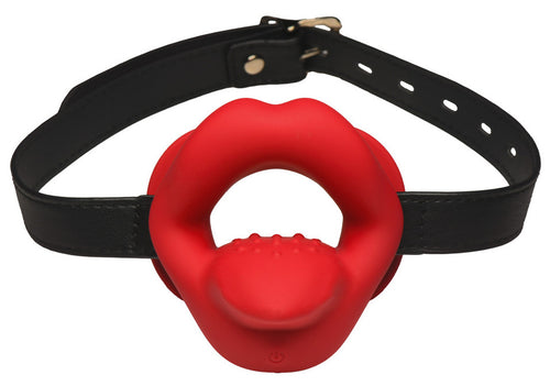 Bâillon vibrant Sissy Mouth Rouge