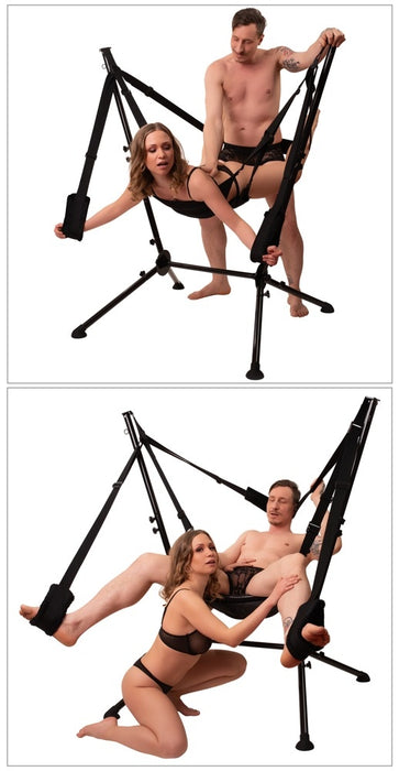 Balançoire autoportante Sex Swing Noire