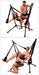 Balançoire autoportante Sex Swing Noire
