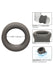 Ballstretcher Alpha Scrot 35 mm - Hauteur 45 mm Gris
