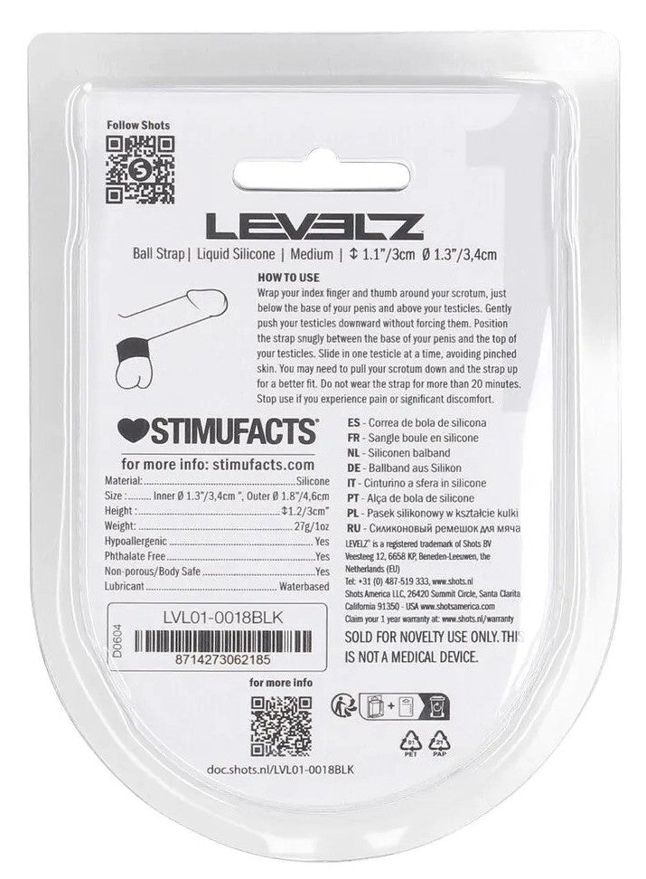 Ballstretcher Ball Strap M 34 mm - Hauteur 3cm