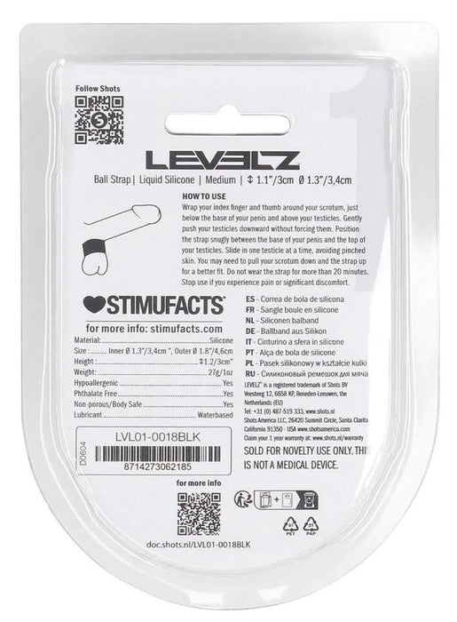Ballstretcher Ball Strap M 34 mm - Hauteur 3cm