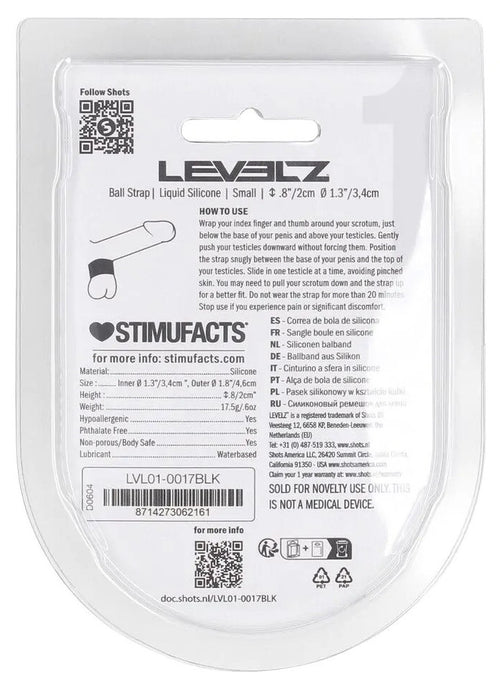 Ballstretcher Ball Strap S 34mm - Hauteur 2cm