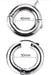 Ballstretcher en métal ajustable Round Clip M 40-50mm - Poids 165g