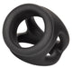 Ballstretcher en silicone Alpha Dual 37 mm Noir