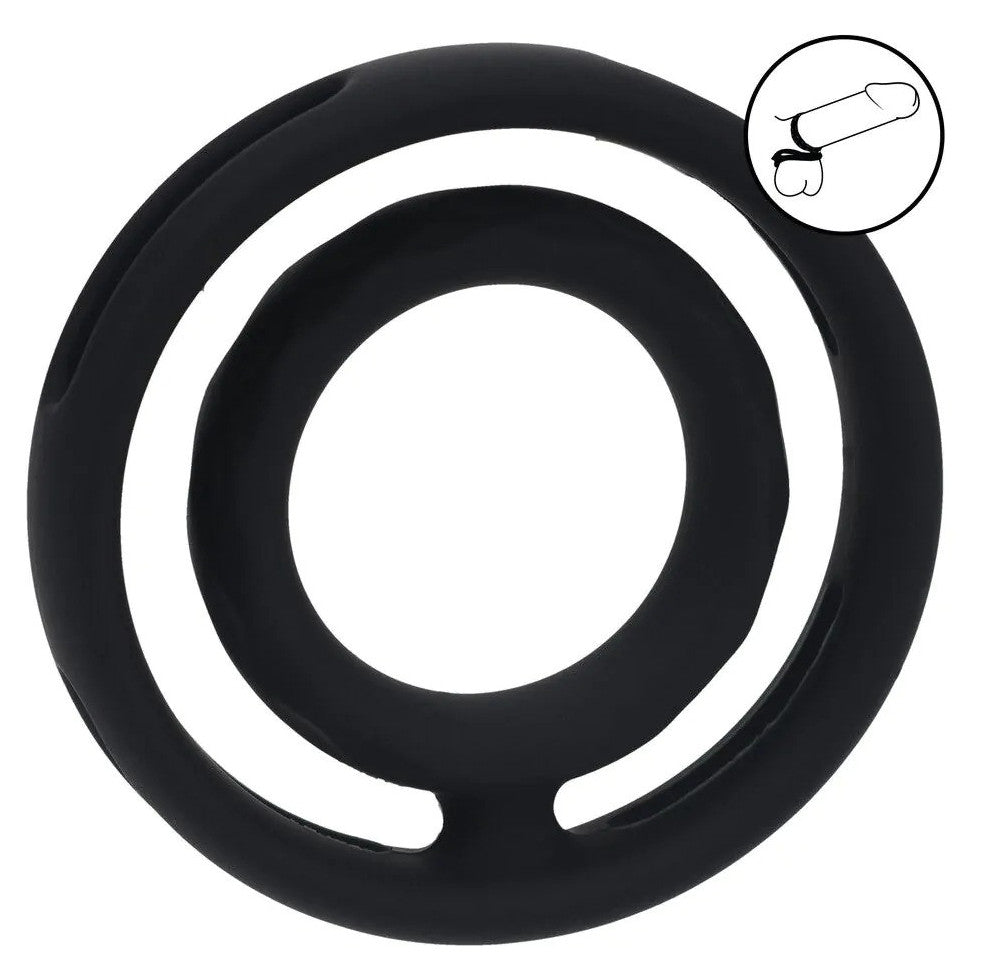 Ballstretcher Grooved Noir Noir