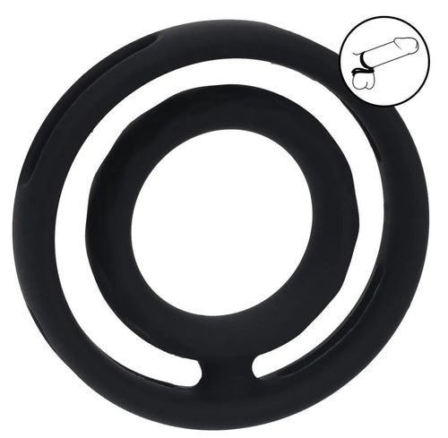 Ballstretcher Grooved Noir Noir