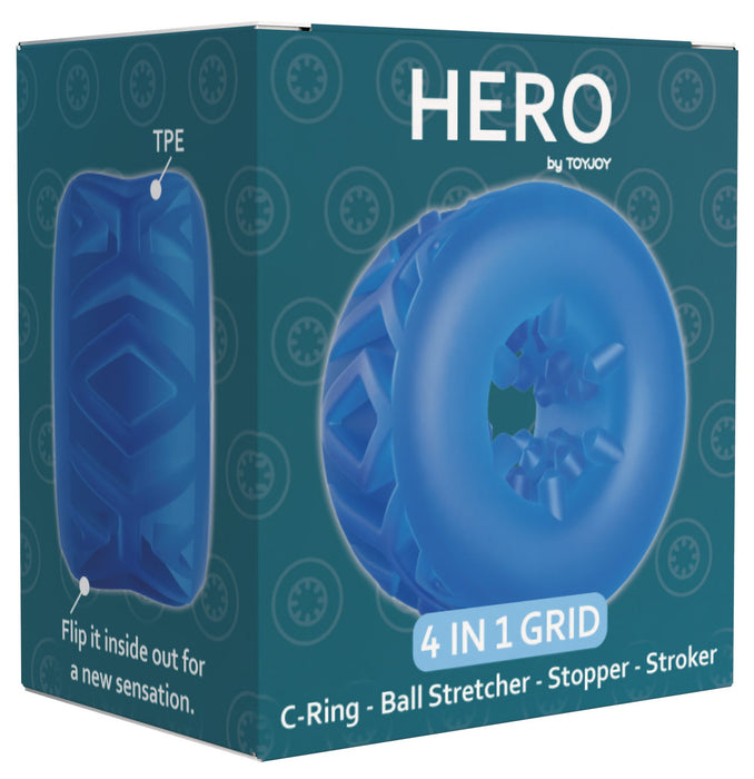 Ballstretcher Hero Grid Bleu