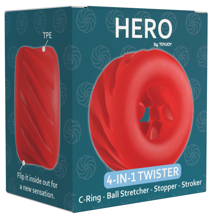 Ballstretcher Hero Twister Rouge