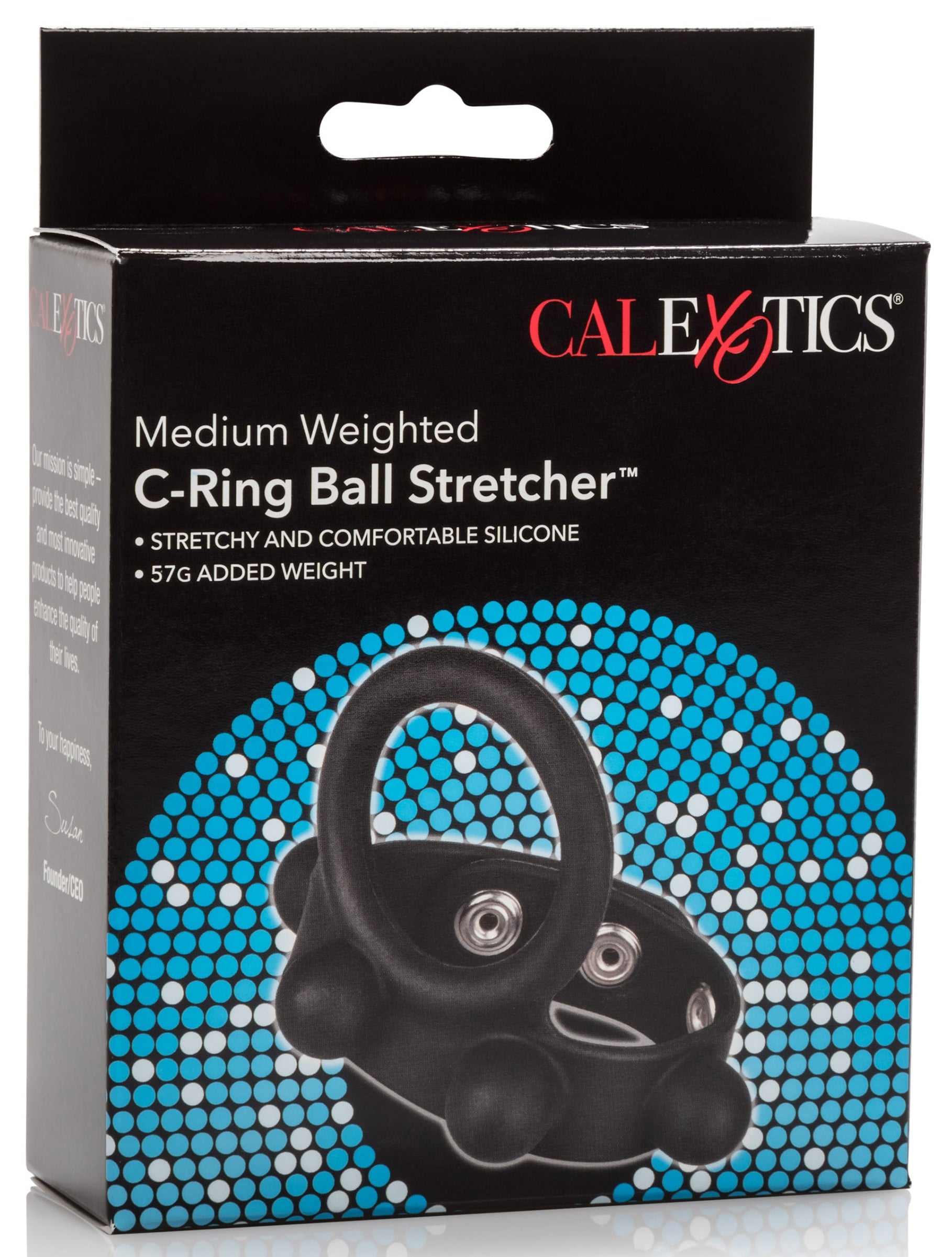 Ballstretcher lesté C-Ring Weight Medium 60g - Diamètre 30mm