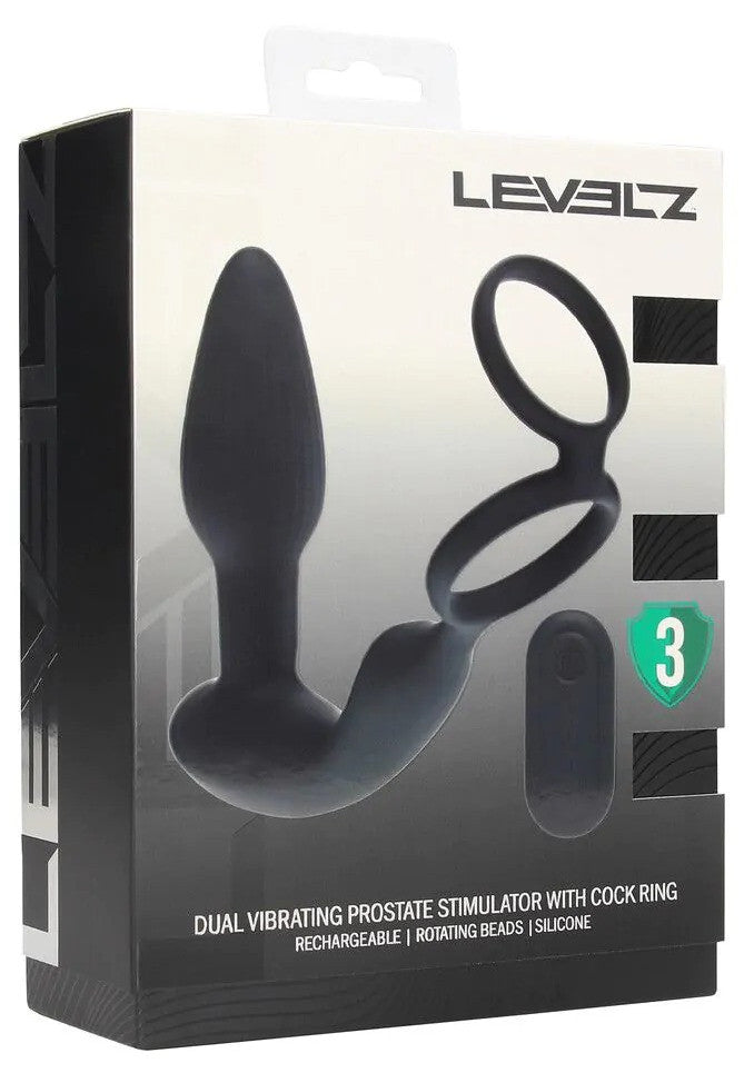 Ballstretcher Plug Dual Vibe 10.5 x 3.8cm