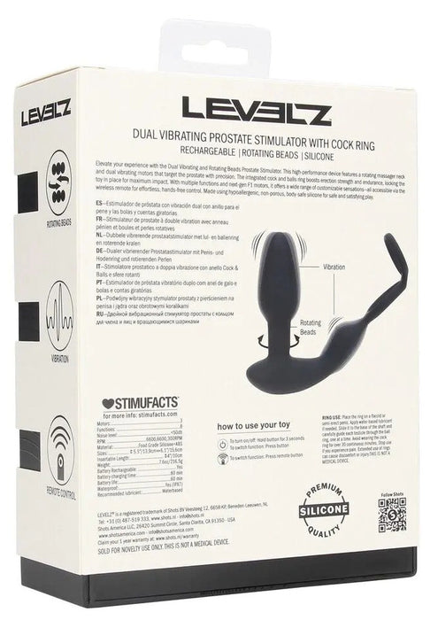 Ballstretcher Plug Dual Vibe 10.5 x 3.8cm