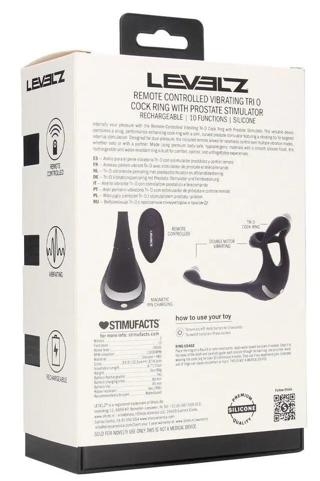 Ballstretcher Plug Triz Vibe 17 x 1.7cm