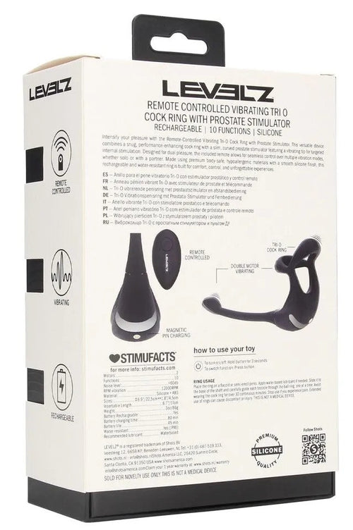 Ballstretcher Plug Triz Vibe 17 x 1.7cm