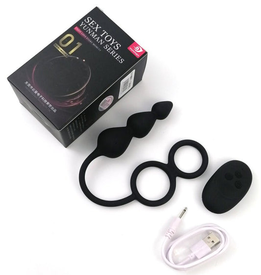Ballstretcher-Plug Vibrant Trikon 9.5 x 3cm