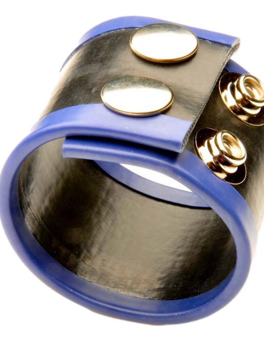 Ballstretcher Rubber 2 Pressions Bleu