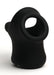 Ballstretcher Silicone Big Tailslide 30 mm - Hauteur 50 mm Noir
