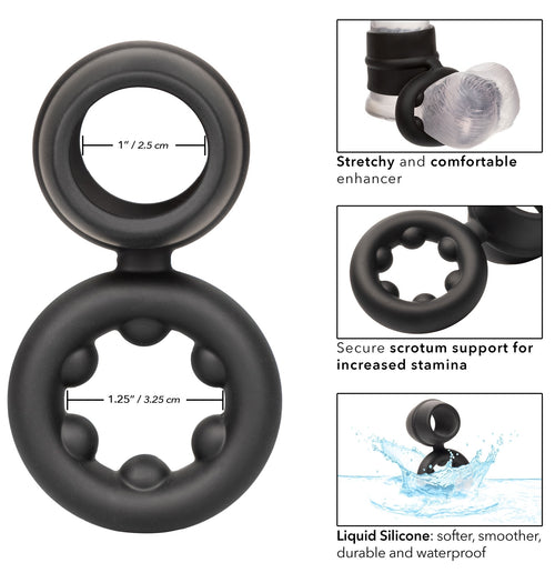 Ballstretcher Silicone Magnum Alpha Noir