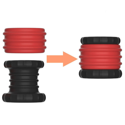 Ballstretcher Soqlo 35 mm - Hauteur 5 cm Rouge-Noir