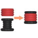 Ballstretcher Soqlo 35 mm - Hauteur 5 cm Rouge-Noir