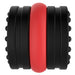 Ballstretcher souple Doblo 30 mm - Hauteur 4 cm Noir-Rouge