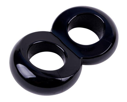 Ballstretcher souple Duo Cock Noir