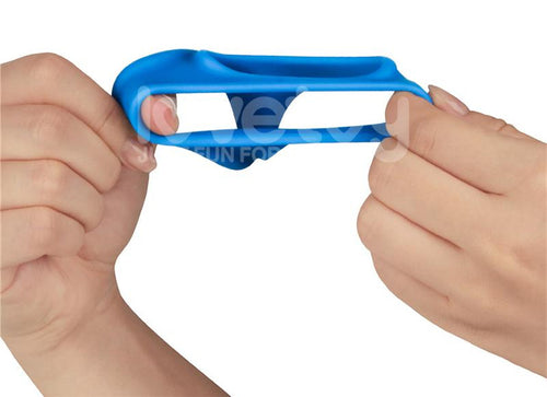 Ballstretcher Trio Grip Enhancer 30 mm Bleu
