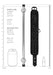 Barre d'attache pour les chevilles Luxury 40cm