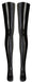 Bas en latex Noirs