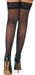 Bas Toucher satin Noirs