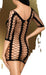 Robe courte BEDTIME SURPRISE Noire
