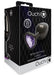 Bijou anal Heart Gem L 8 x 4cm Noir-Violet