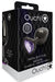 Bijou anal Heart Gem M 7 x 3.3cm Noir-Violet