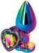 Bijou anal Heart Rainbow M 7 x 3.5cm