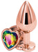 Bijou anal Heart Rose M 7 x 3.5cm